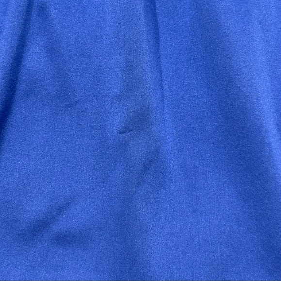 BCBGMaxAzria Silk Babydoll Tank Top Satin Blue Smocked XS Y2K Vintage Party Chic - Picture 9 of 11